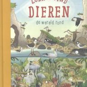 Dieren de wereld rond. zoek & vind, Anna Claybourne, Hardcover