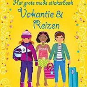 GROTE MODE STICKERBOEK VAKANTIE EN REIZEN. GROTE MODE STICKERBOEK, USBORNE, Paperback