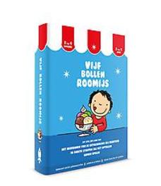 VIJF BOLLEN ROOMIJS - BOEK EN SPELVORMEN. tTellen van 1 tot 5, Hardcover