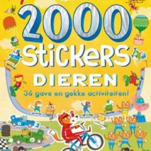 2000 stickers Dieren. 36 gave en gekke activiteiten!, Paperback
